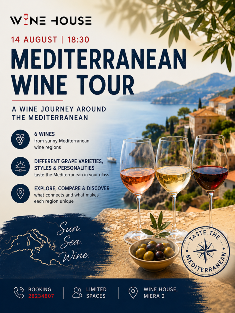 MEDITERRANEAN WINE TOUR — 14.08.2026